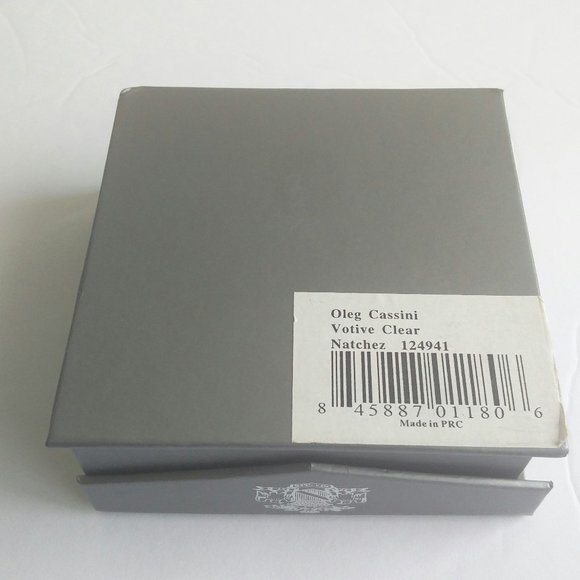 Crystal Votive Glass Candle Holder in Box - Picture 3 of 8